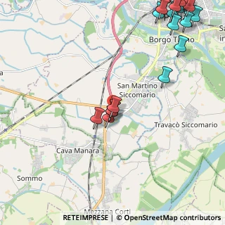 Mappa Centro Comm.Le San Martino In San Martino, 27028 San Martino Siccomario PV, Italia (3.09737)