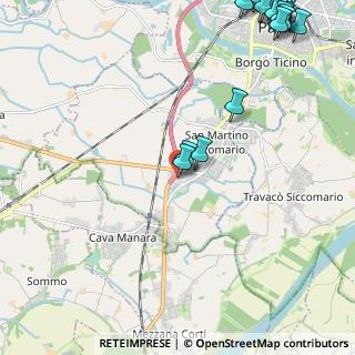 Mappa CC San Martino via SP per Mortara, 27028 San Martino Siccomario PV, Italia (3.5235)