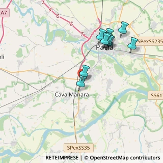 Mappa Centro Comm.Le San Martino In San Martino, 27028 San Martino Siccomario PV, Italia (3.91545)
