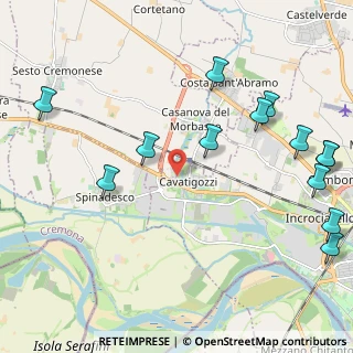 Mappa Via Passirano, 26100 Cavatigozzi CR, Italia (2.74385)