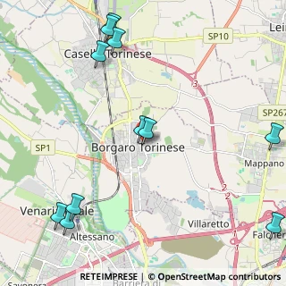 Mappa Via Santa Caterina, 10071 Borgaro Torinese TO, Italia (2.85909)