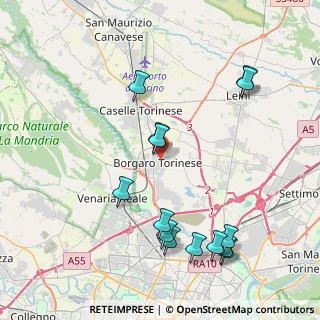 Mappa Via Santa Caterina, 10071 Borgaro Torinese TO, Italia (4.61)