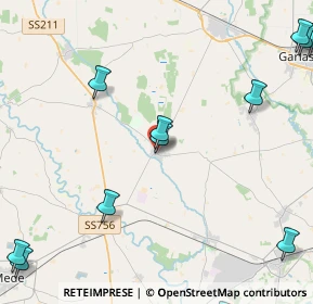 Mappa Piazza Italia, 27030 Ottobiano PV, Italia (6.59462)