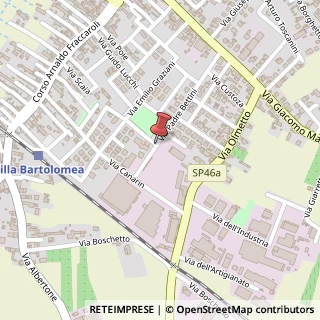Mappa Via Padre Bettini,  13, 37049 Villa Bartolomea, Verona (Veneto)