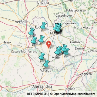 Mappa Via Vecchia, 27020 Valle Lomellina PV, Italia (11.6535)