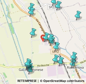 Mappa Via Canove di Sopra, 37060 Gazzo Veronese VR, Italia (1.2265)