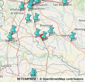 Mappa Via Canove di Sopra, 37060 Gazzo Veronese VR, Italia (22.3515)