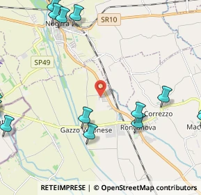 Mappa Via Canove di Sopra, 37060 Gazzo Veronese VR, Italia (3.168)