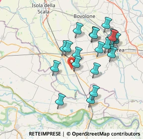 Mappa Via Canove di Sopra, 37060 Gazzo Veronese VR, Italia (6.9085)
