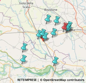 Mappa Via Canove di Sopra, 37060 Gazzo Veronese VR, Italia (6.64615)