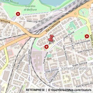 Mappa Piazzale Michelangelo, 2, 46100 Mantova, Mantova (Lombardia)