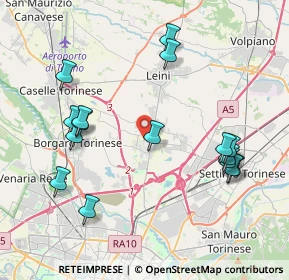 Mappa 10072 Mappano TO, Italia (4.35625)