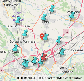 Mappa 10072 Mappano TO, Italia (4.56)