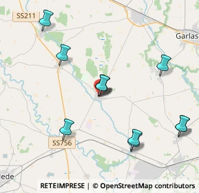 Mappa Viale Giuseppe Garibaldi, 27030 Ottobiano PV, Italia (4.02818)