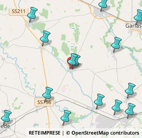 Mappa Viale Giuseppe Garibaldi, 27030 Ottobiano PV, Italia (5.69143)