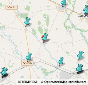 Mappa Viale Giuseppe Garibaldi, 27030 Ottobiano PV, Italia (7.50389)