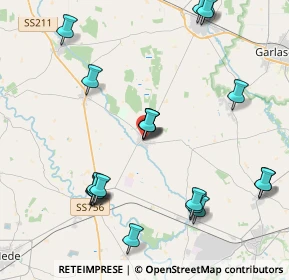 Mappa Viale Giuseppe Garibaldi, 27030 Ottobiano PV, Italia (4.7355)