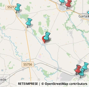 Mappa Viale Giuseppe Garibaldi, 27030 Ottobiano PV, Italia (6.15636)