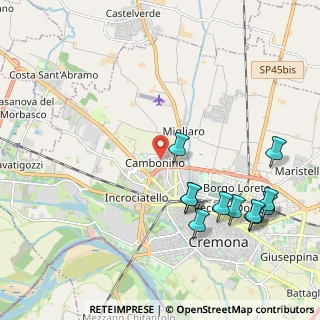 Mappa Via Sebastiano Galeotti, 26100 Cremona CR, Italia (2.40818)