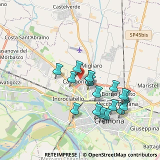 Mappa Via Sebastiano Galeotti, 26100 Cremona CR, Italia (1.80412)