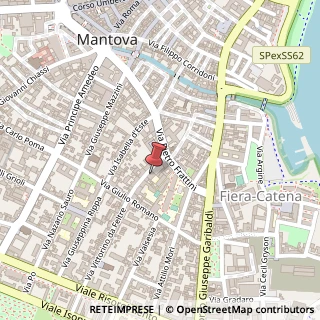 Mappa Via Guerrieri Gonzaga, 4, 46100 Mantova, Mantova (Lombardia)
