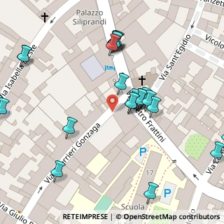 Mappa Via Pietro Frattini, 46100 Mantova MN, Italia (0.05833)