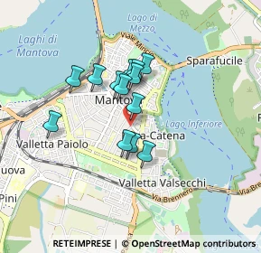 Mappa Via Pietro Frattini, 46100 Mantova MN, Italia (0.61385)