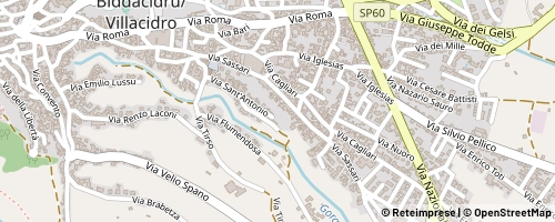 Mappa Villacidro