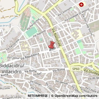 Mappa Via Repubblica, 169, 09039 Villacidro, Medio Campidano (Sardegna)