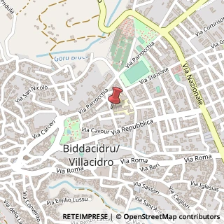 Mappa Via mazzini 45, 09039 Villacidro, Medio Campidano (Sardegna)
