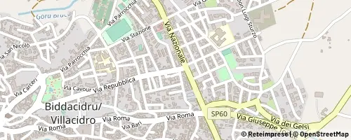 Mappa Villacidro