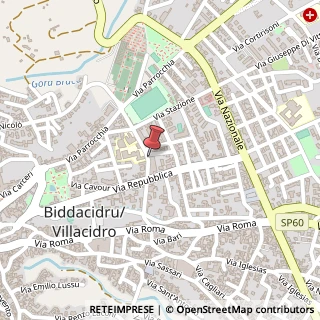 Mappa Via Regione Sarda, 47, 09039 Villacidro, Medio Campidano (Sardegna)