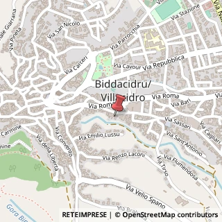 Mappa Via Sassari, 77A, 09039 San Gavino Monreale, Medio Campidano (Sardegna)