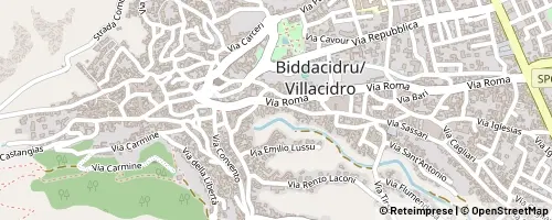 Mappa Villacidro