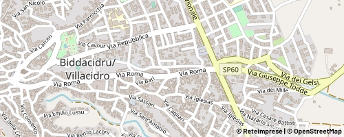 Mappa Villacidro