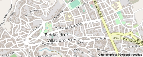 Mappa Villacidro