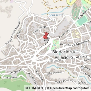 Mappa Via Alcide De Gasperi, 51, 09039 Villacidro, Medio Campidano (Sardegna)