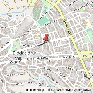 Mappa Via Repubblica, 97, 09039 Villacidro, Medio Campidano (Sardegna)