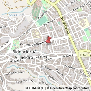 Mappa Via Antioco Loru, 13, 09039 Villacidro, Medio Campidano (Sardegna)