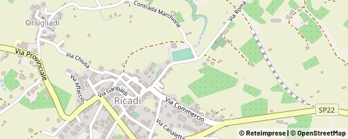 Mappa Ricadi