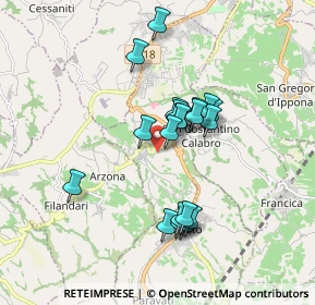 Mappa Via Giuseppe Garibaldi, 89851 Jonadi VV, Italia (1.612)