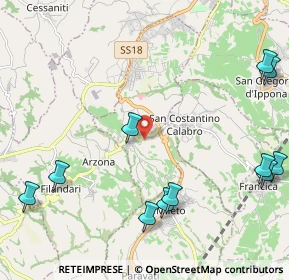 Mappa Via Giuseppe Garibaldi, 89851 Jonadi VV, Italia (3.15636)
