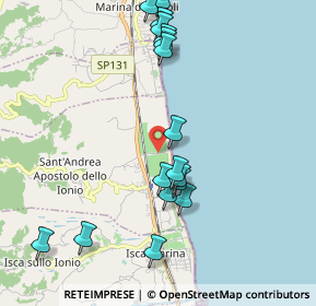 Mappa Unnamed Road, 88060 Sant'Andrea Apostolo dello Ionio CZ, Italia (2.6815)