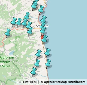 Mappa Unnamed Road, 88060 Sant'Andrea Apostolo dello Ionio CZ, Italia (9.52)