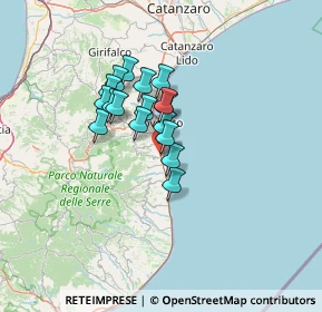 Mappa Via Nazionale, 88060 Sant'Andrea Apostolo dello Ionio CZ, Italia (10.17706)