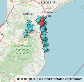 Mappa Via Nazionale, 88060 Sant'Andrea Apostolo dello Ionio CZ, Italia (9.254)