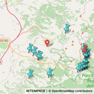 Mappa SP60, 89834 Pizzoni VV, Italia (6.9655)