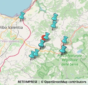 Mappa 89834 Pizzoni VV, Italia (6.74091)
