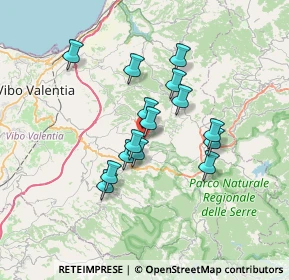 Mappa 89834 Pizzoni VV, Italia (6.11867)