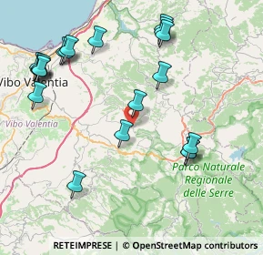 Mappa 89834 Pizzoni VV, Italia (10.609)
